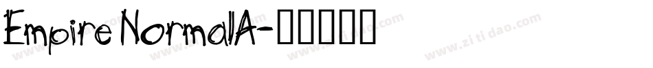 Empire NormalA字体转换